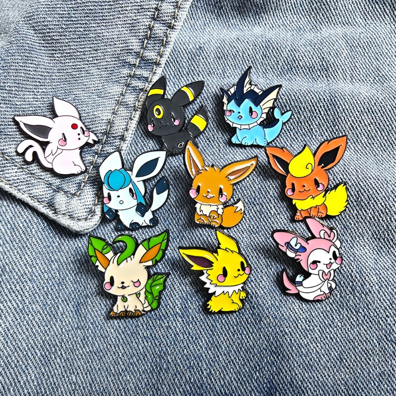 Embroidery Tulle - Sıcak 9 Parça Anime Elf Broş