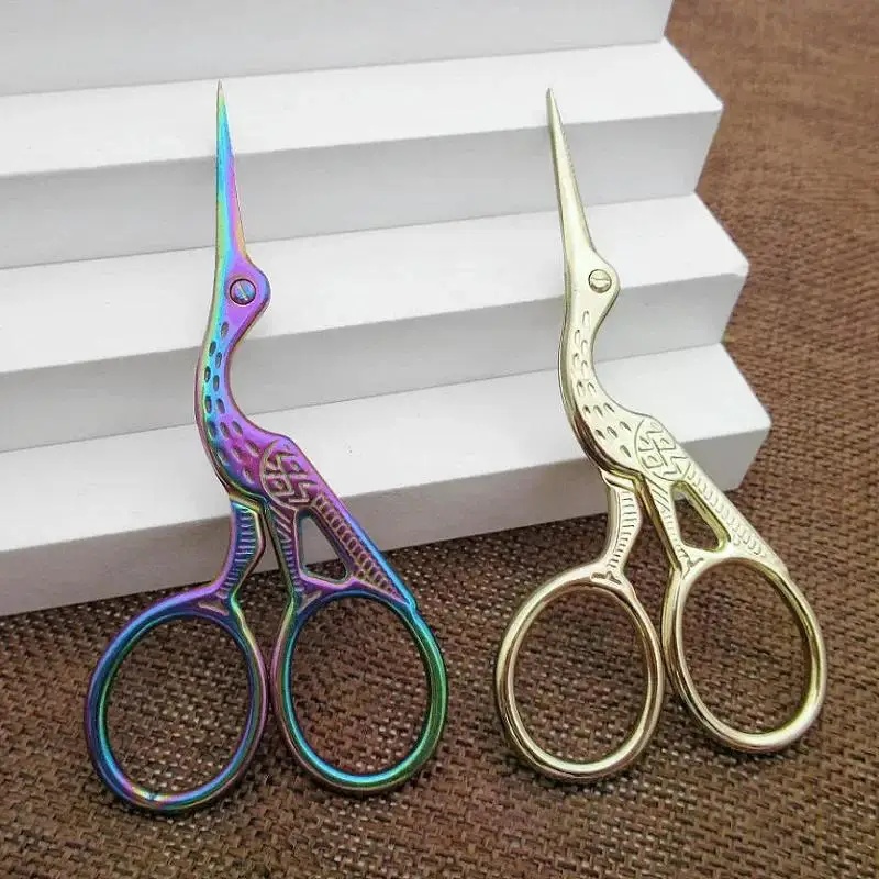 Embroidery Scissors Small - Vinç Ağızlı Makas Retro Kanaviçe Antik