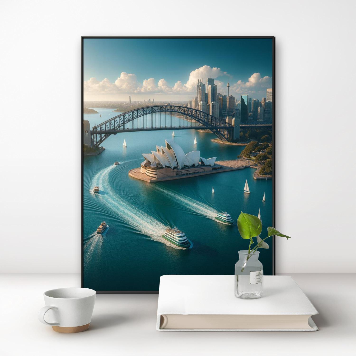 Embroidery In Australia - Yüksek Çözünürlüklü Gerçekçi Sidney Opera Binası
