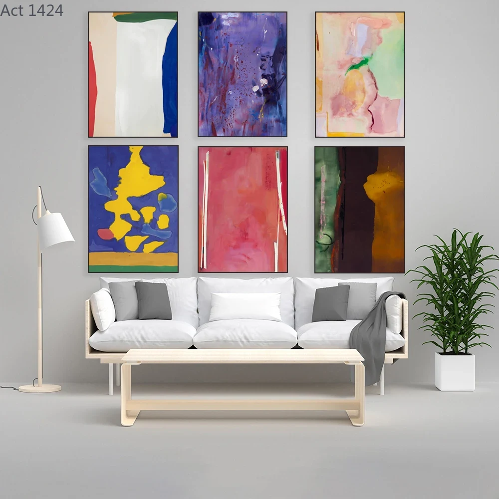 Embroidery Wall Art - Helen Frankenthaler, Amerikalı Soyut İfade Sanatçısı,