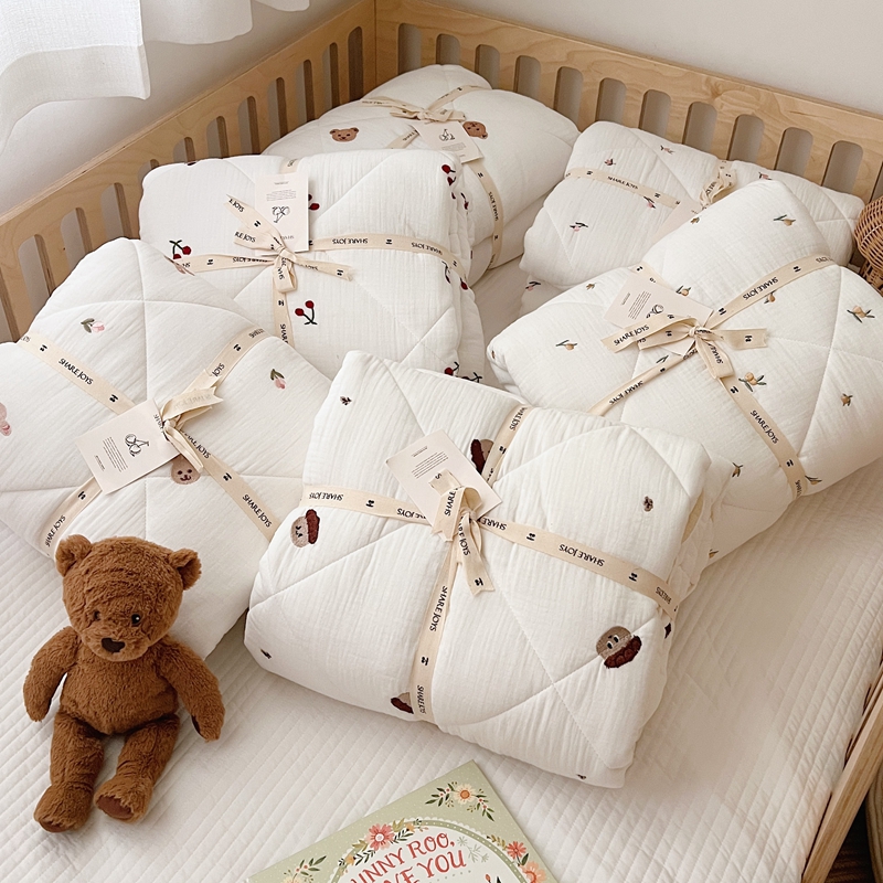 Embroidery Quilting - Bebek Kış Yorganı Çocuk Pamuklu Muslin