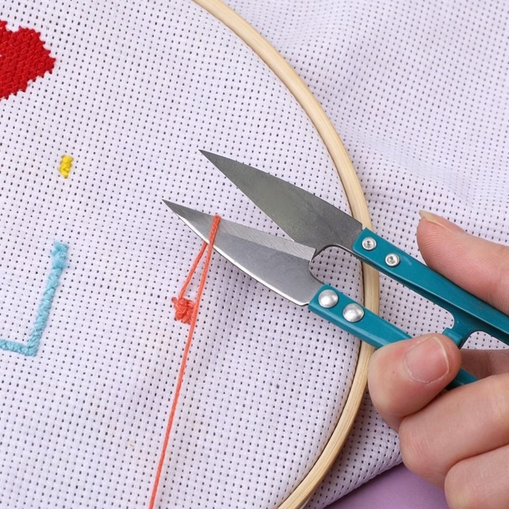 Embroidery Scissors Small - Yeni U-şeklinde Dikiş Makası Budama Küçük