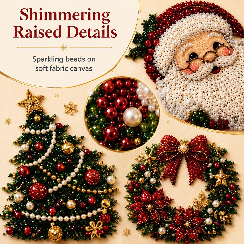 Noel Baba İnci Sanatı DIY Kiti - Embroidery Wall Art incelemesi ve fiyatı