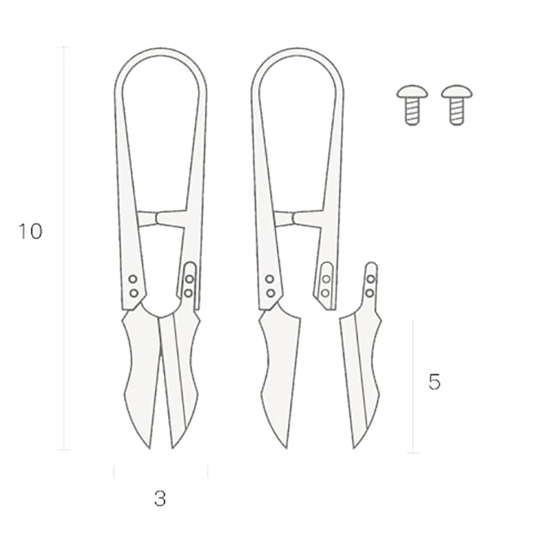 Pirinç Küçük Makas Deri Küçük  - Embroidery Scissors Small incelemesi ve fiyatı