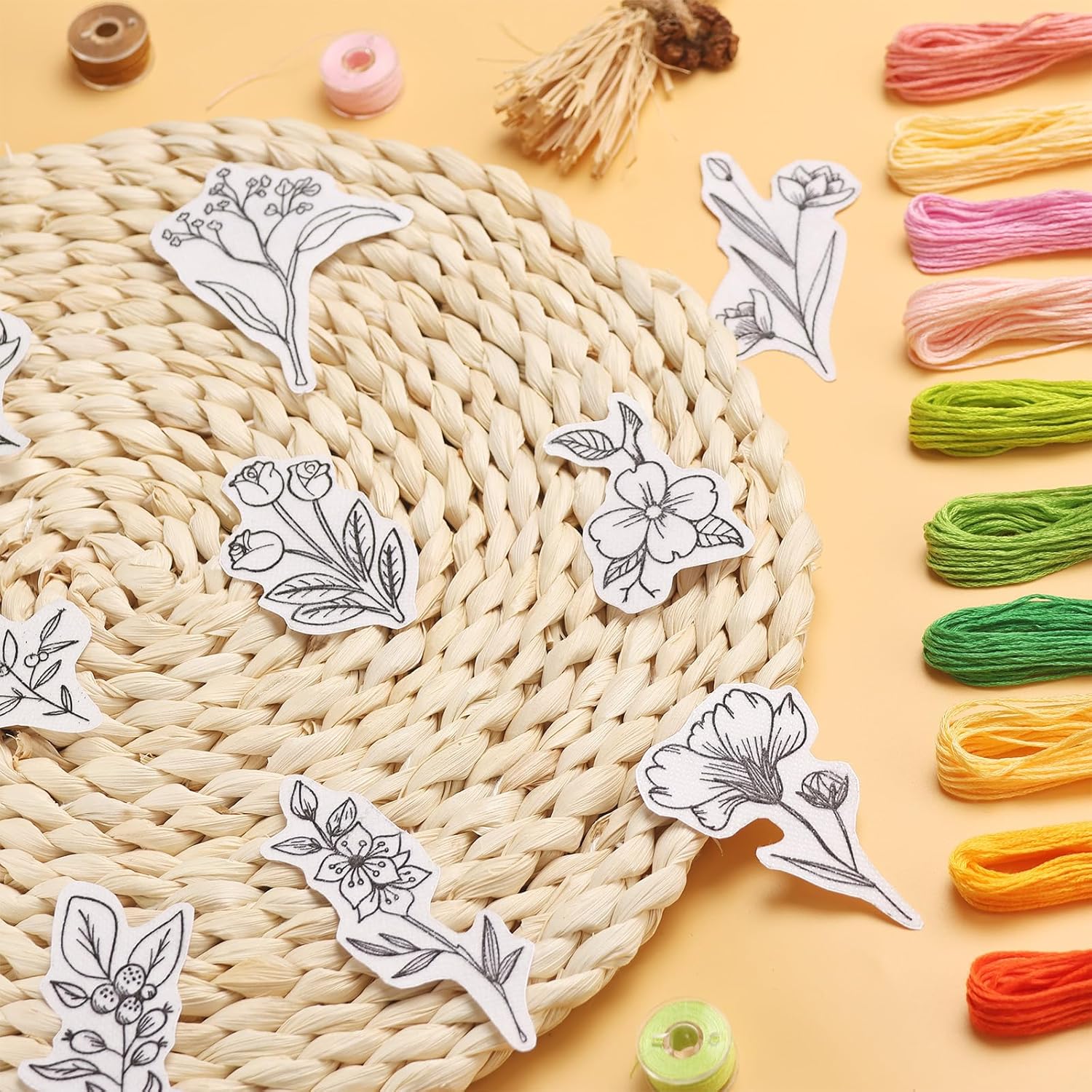 50 Adet Suda Çözünür Nakış Sta - Embroidery Quilting incelemesi ve fiyatı