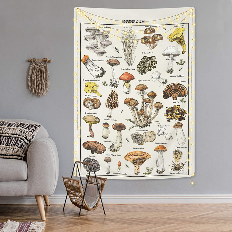 Psychedelic mantar goblen Divi - Embroidery Wall Art incelemesi ve fiyatı