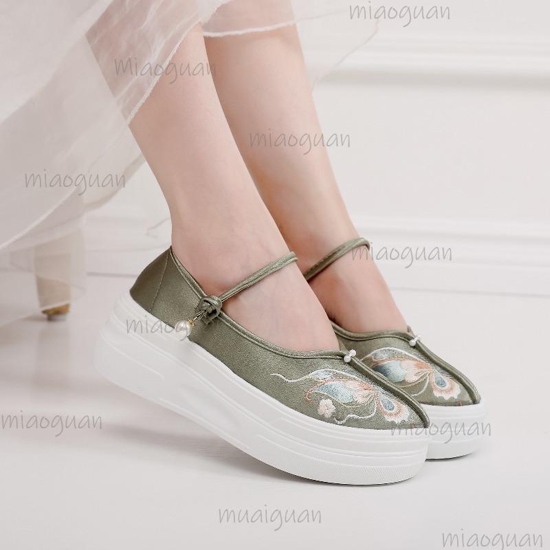 Kadın Çin Tarzı İşlemeli Platf - Embroidery Style incelemesi ve fiyatı