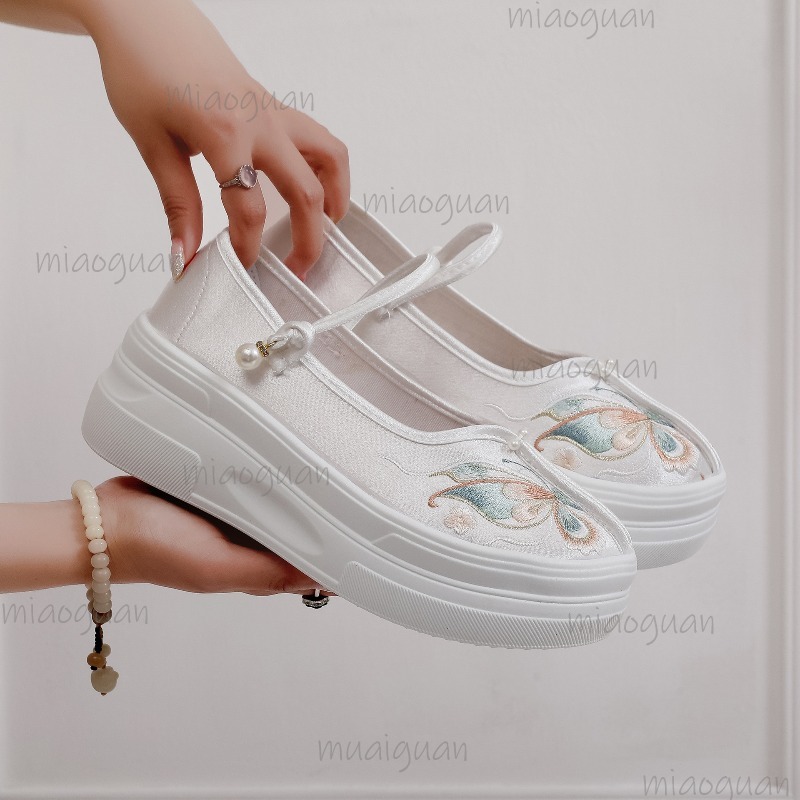 Kadın Çin Tarzı İşlemeli Platf - Embroidery Style incelemesi ve fiyatı