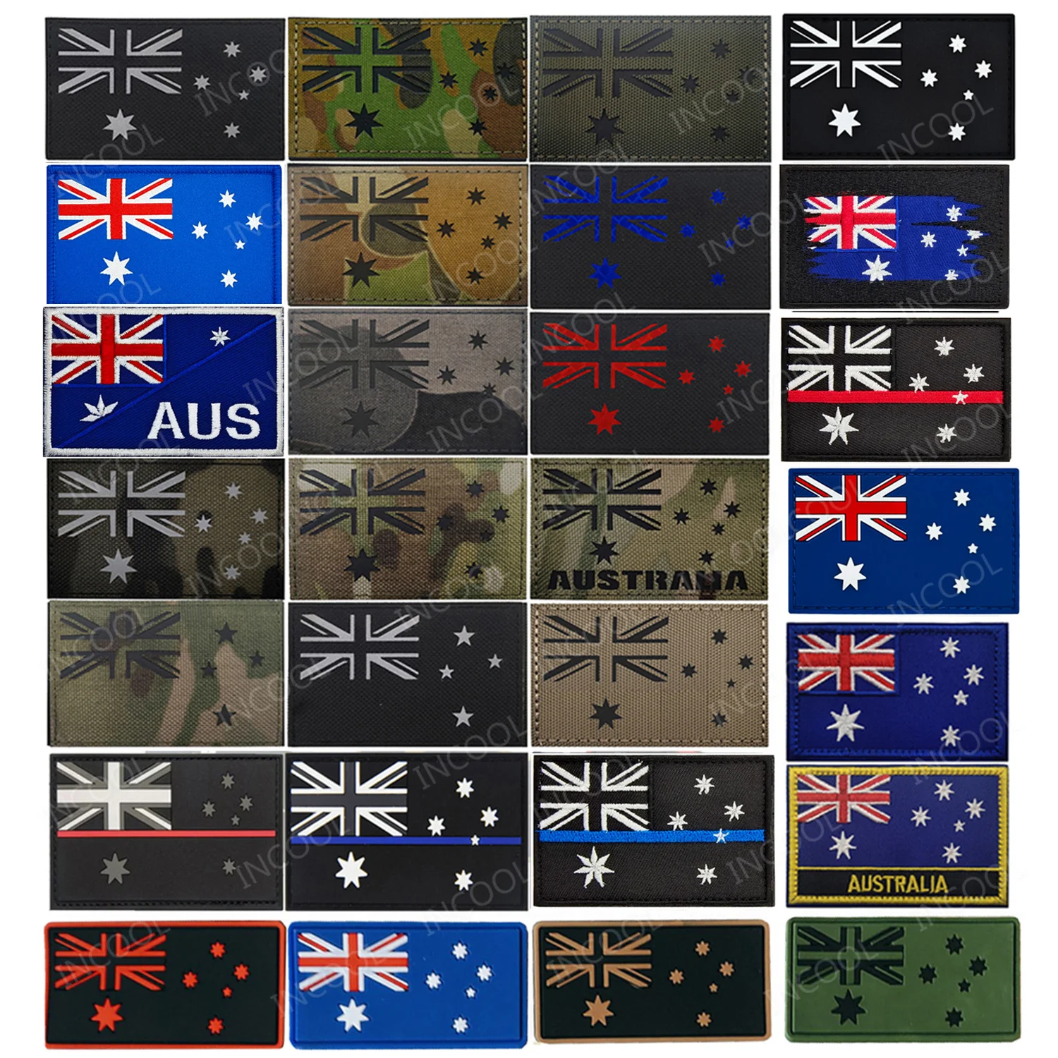 Avustralya bayrağı IR yansıtıc - Embroidery In Australia incelemesi ve fiyatı