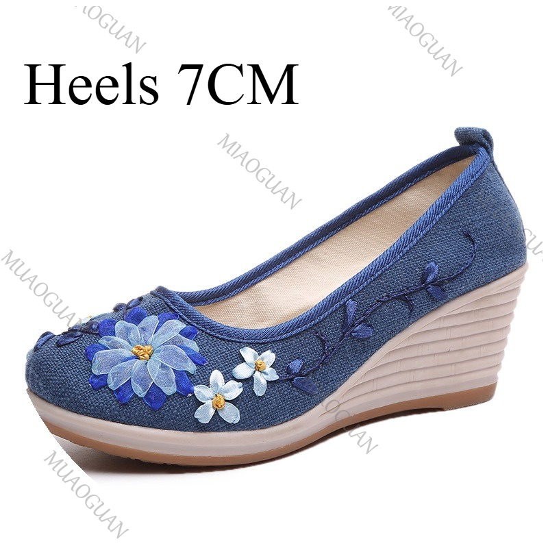 İşlemeli Kadın Konforlu Platfo - Embroidery Canvas incelemesi ve fiyatı
