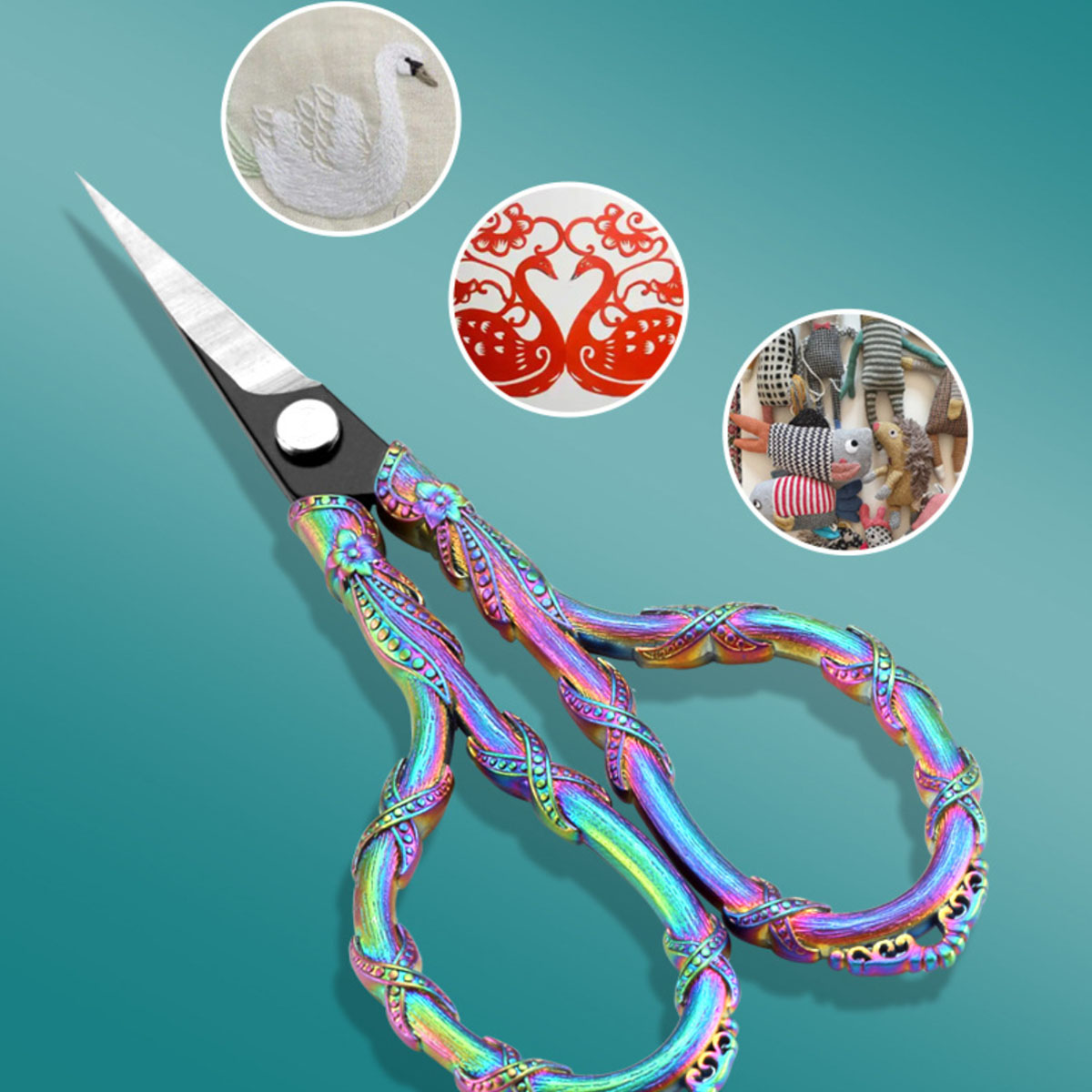 Yeni Asma Vintage Makas Terzi  - Embroidery Scissors Small incelemesi ve fiyatı