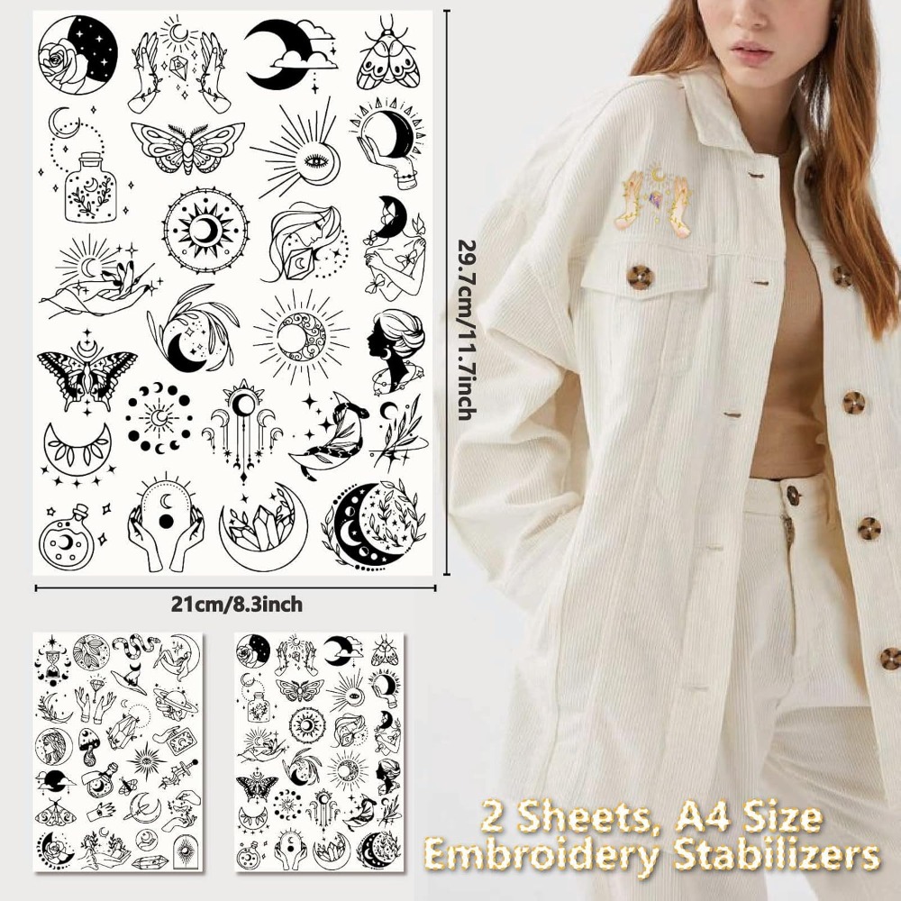 51 adet Boho Ay Güneş Suda Çöz - Embroidery Water incelemesi ve fiyatı