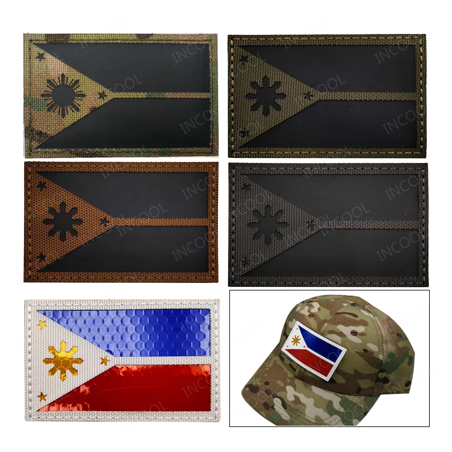 Filipinler bayrağı işlemeli ya - Embroidery Uk incelemesi ve fiyatı